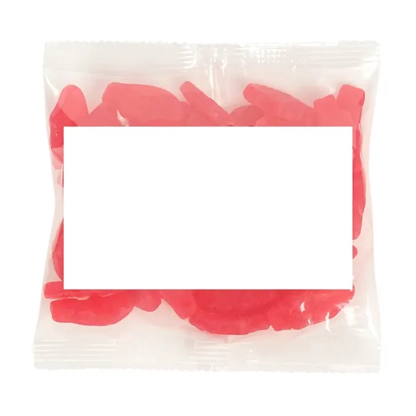 Small Snack Bag with 2" x 3.5" Rectangle Magnet filled with... from ASI 68507 The Magnet Group / The 1919 Candy Company