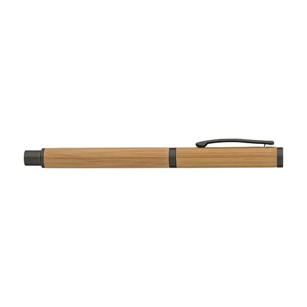 Hana Bamboo Cap-Off Ballpoint Pen... from ASI 67866 Logomark/Valumark