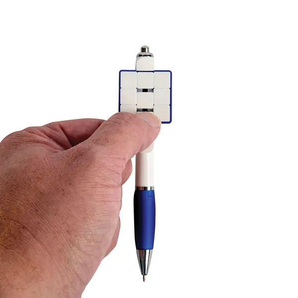 Puzzle Plunge-Action Ballpoint Pen... from ASI 67866 Logomark/Valumark