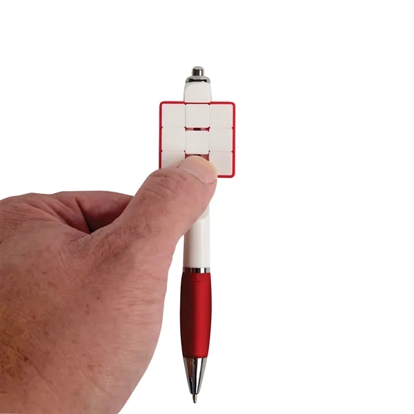 Puzzle Plunge-Action Ballpoint Pen... from ASI 67866 Logomark/Valumark