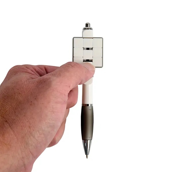 Puzzle Plunge-Action Ballpoint Pen... from ASI 67866 Logomark/Valumark