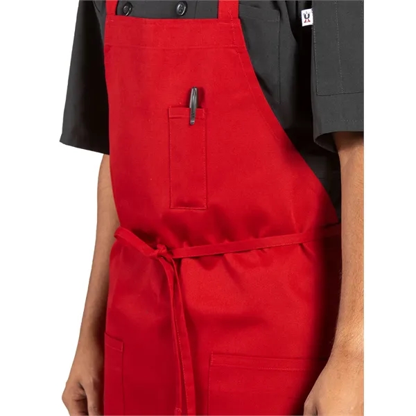 Uncommon Threads Unisex Pencil Patch Pocket Bib Apron... from ASI 86018 Scrub Authority / Uniform Stores
