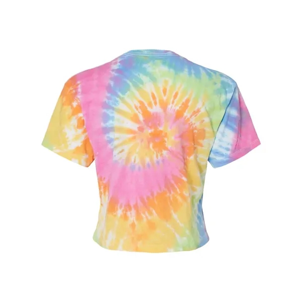 Colortone Women's Tie-Dyed Crop T-Shirt... from ASI 84358 S&S Activewear