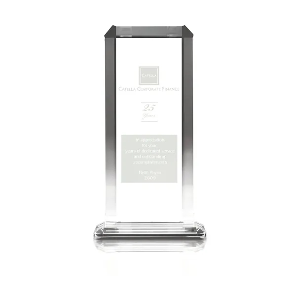 0.62" x 11" x 5" Apresenta crystal tower award with base.... from ASI 67866 Logomark/Valumark