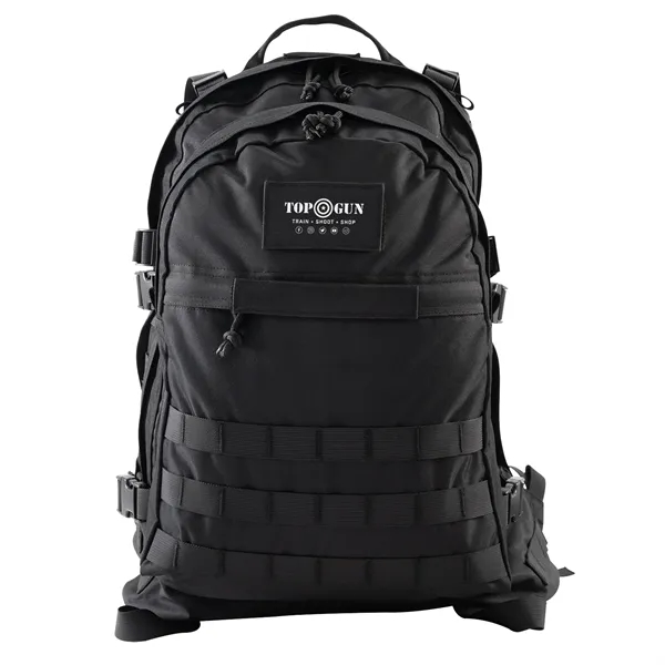 High-density polyester backpack with military-grade webbing straps and loops.... from ASI 68507 The Magnet Group / The Bag Factory®