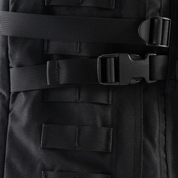 High-density polyester backpack with military-grade webbing straps and loops.... from ASI 68507 The Magnet Group / The Bag Factory®