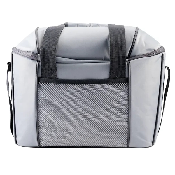 Polyester cooler bag with handles, shoulder straps, water resistance, insulation, and... from ASI 68507 The Magnet Group / The Bag Factory®