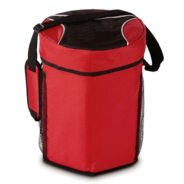 Nylon cooler with an adjustable shoulder strap.... from ASI 68507 The Magnet Group / The Bag Factory®