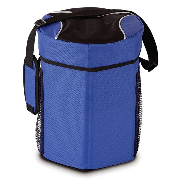 Nylon cooler with an adjustable shoulder strap.... from ASI 68507 The Magnet Group / The Bag Factory®