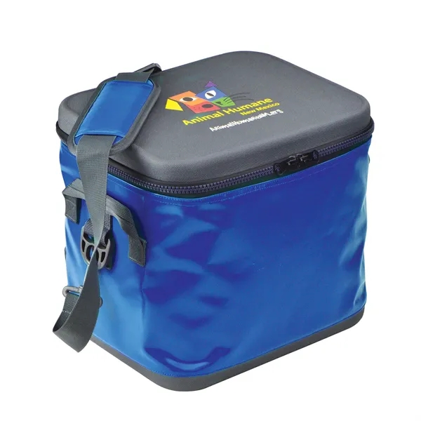 Waterproof, foam insulated cooler bag with adjustable shoulder strap.... from ASI 68507 The Magnet Group / The Bag Factory®