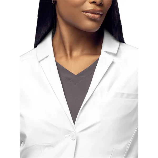 WonderWink Slate Women's Long Lab Coat 38"... from ASI 86018 Scrub Authority / Uniform Stores