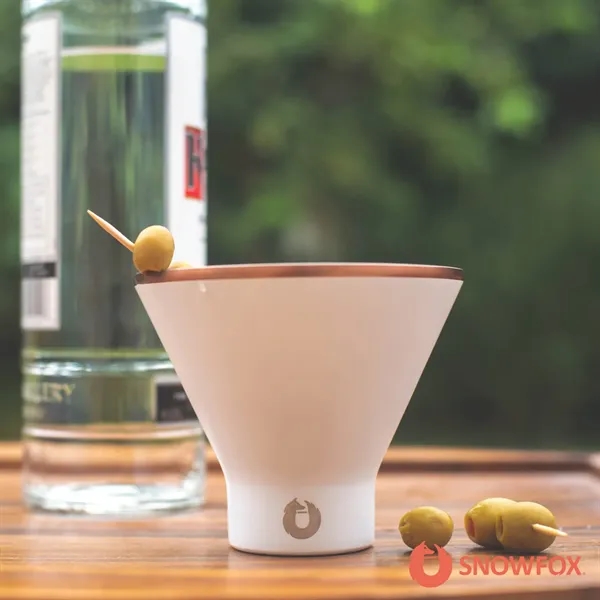 Snowfox® 8 oz. Vacuum Insulated Martini Cup... from ASI 67866 Logomark/Valumark