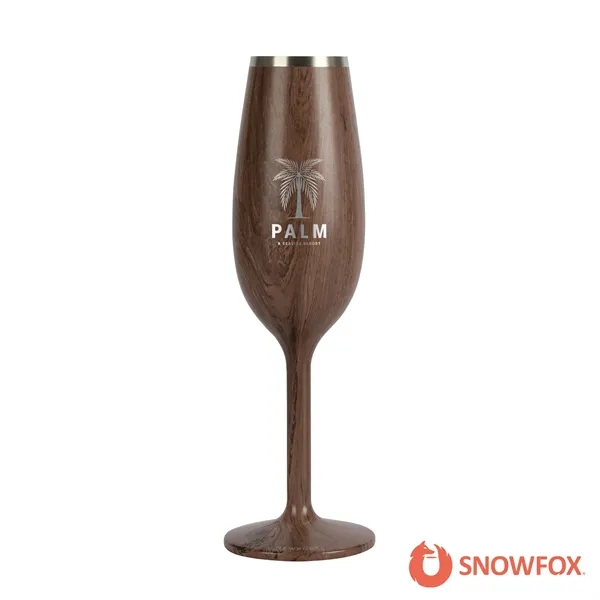 Snowfox® 6 oz. Insulated Champagne Flute... from ASI 67866 Logomark/Valumark