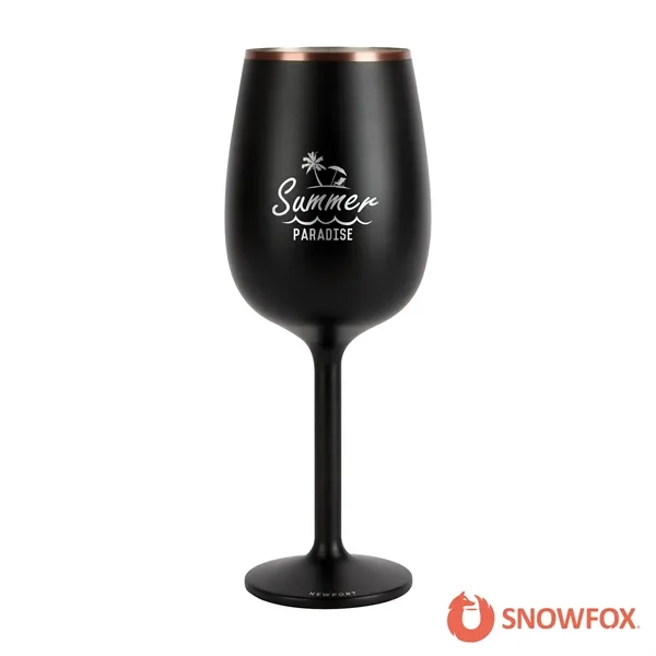 Snowfox® 12 oz. Insulated Stemmed Wine Glass... from ASI 67866 Logomark/Valumark