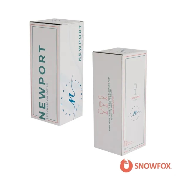Snowfox® 12 oz. Insulated Stemmed Wine Glass... from ASI 67866 Logomark/Valumark