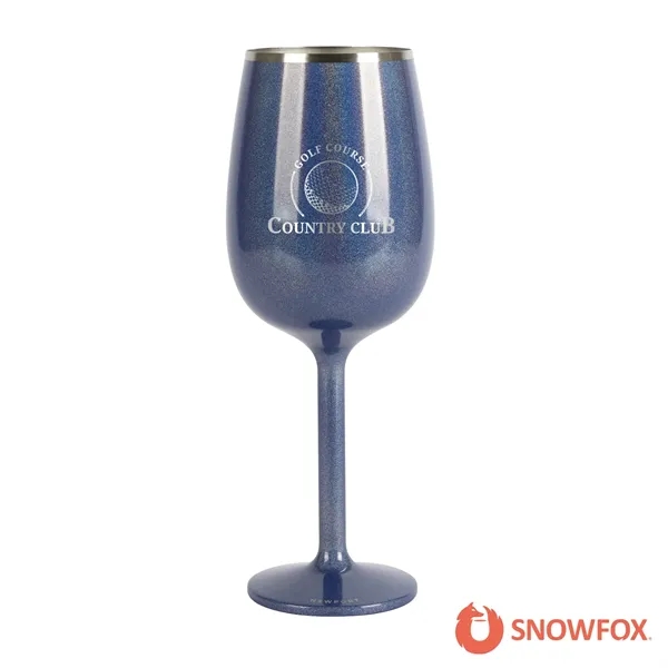 Snowfox® 12 oz. Insulated Stemmed Wine Glass... from ASI 67866 Logomark/Valumark