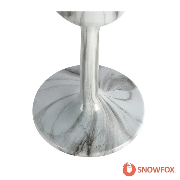 Snowfox® 12 oz. Insulated Stemmed Wine Glass... from ASI 67866 Logomark/Valumark