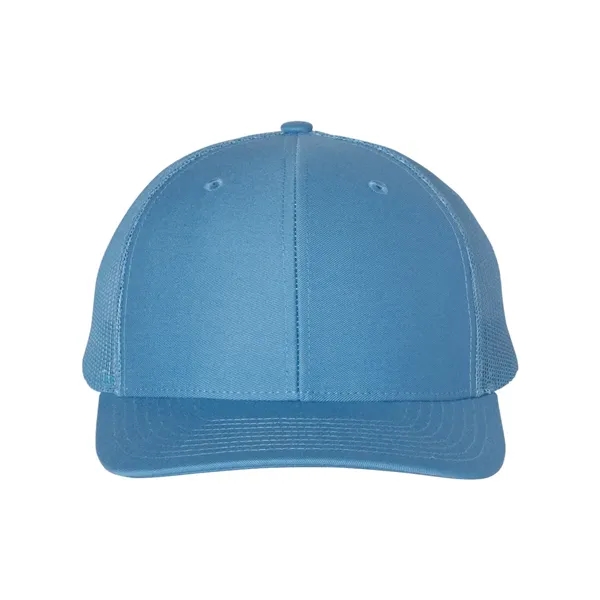 Trucker snapback cap made of polyester/cotton with a mesh back and... from ASI 84358 S&S Activewear