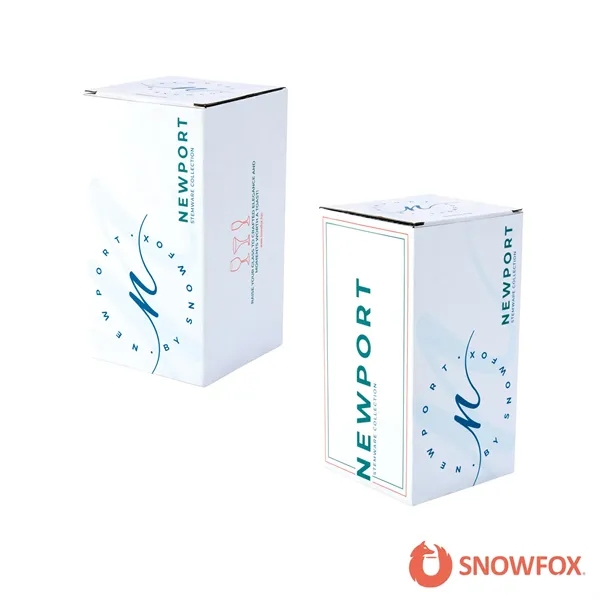 Snowfox® 8 oz. Double Wall Steel Stemmed Martini Glass... from ASI 67866 Logomark/Valumark