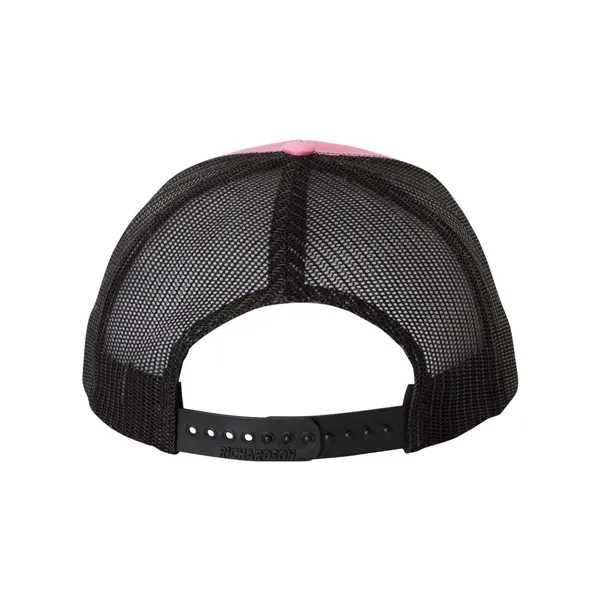 Trucker snapback cap made of polyester/cotton with a mesh back and... from ASI 84358 S&S Activewear