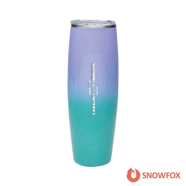 Snowfox® 24 oz. Shimmer Finish Vacuum Insulated Beer Tumbler... from ASI 67866 Logomark/Valumark