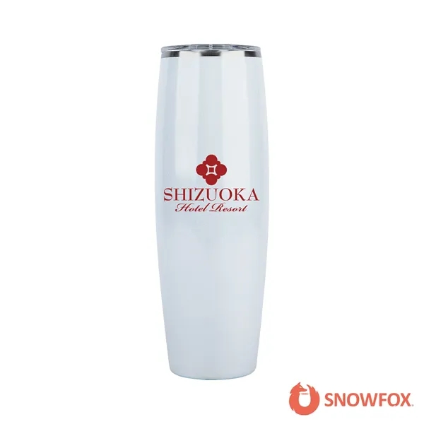 Snowfox® 24 oz. Shimmer Finish Vacuum Insulated Beer Tumbler... from ASI 67866 Logomark/Valumark