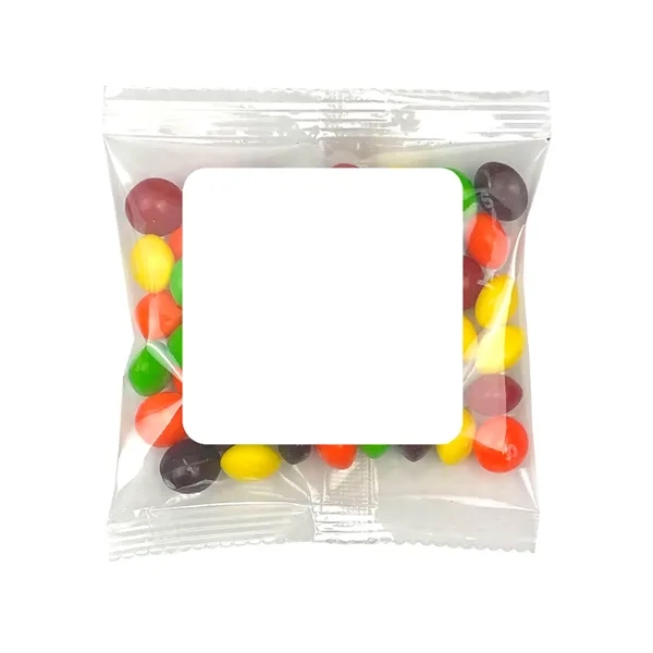 4" x 4" small snack bags filled with your choice of... from ASI 68507 The Magnet Group / The 1919 Candy Company