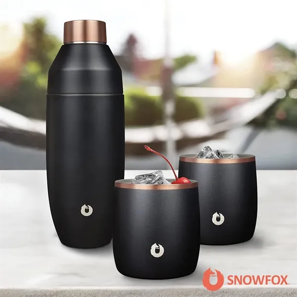 Snowfox® 22 oz. Vacuum Insulated Cocktail Shaker... from ASI 67866 Logomark/Valumark