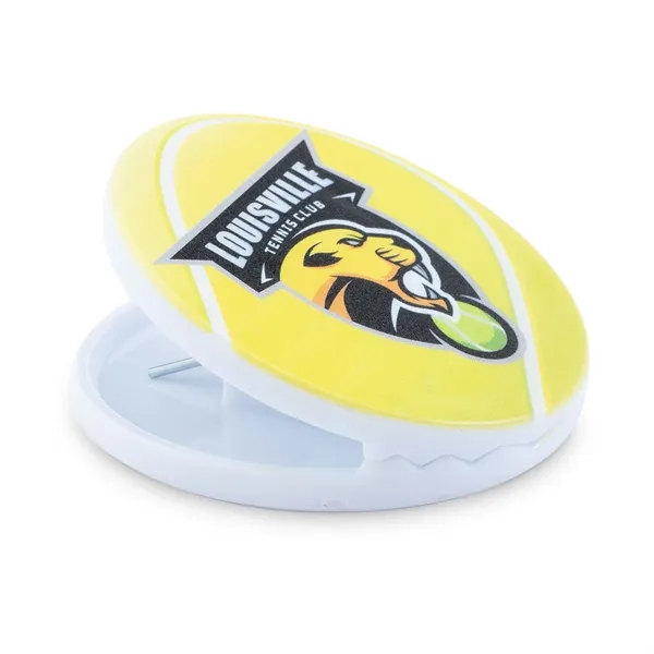 Circle shaped power clip with strong magnetic backing and large imprint... from ASI 68507 The Magnet Group / Innovations by Magnet™