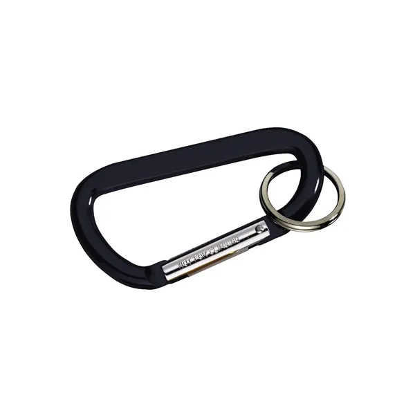 1.63" x 3.5" x 0.25" carabiner with split key ring for... from ASI 68507 The Magnet Group / Innovations by Magnet™