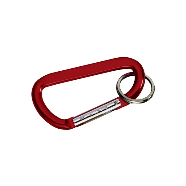 1.63" x 3.5" x 0.25" carabiner with split key ring for... from ASI 68507 The Magnet Group / Innovations by Magnet™