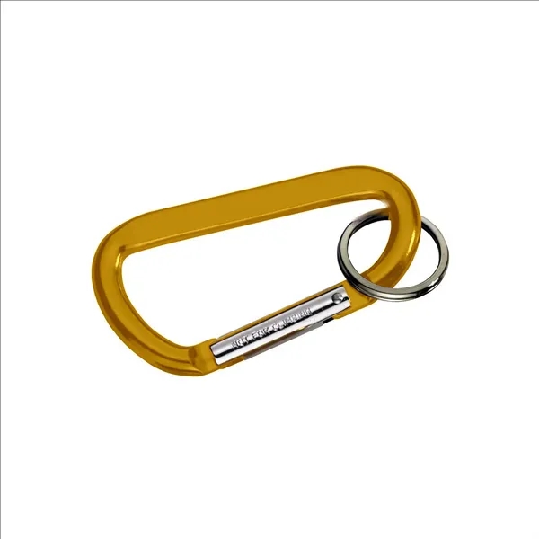 1.63" x 3.5" x 0.25" carabiner with split key ring for... from ASI 68507 The Magnet Group / Innovations by Magnet™