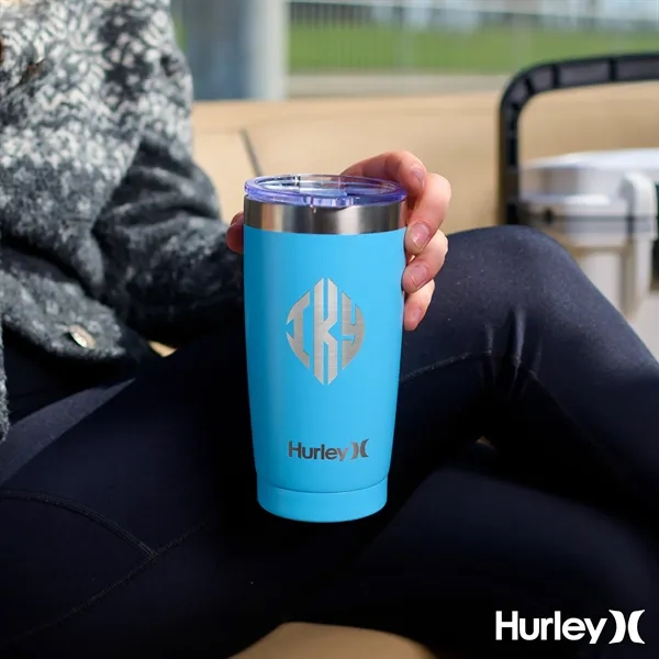 Hurley® 20 oz. Double Wall Stainless Steel Travel Tumbler... from ASI 67866 Logomark/Valumark