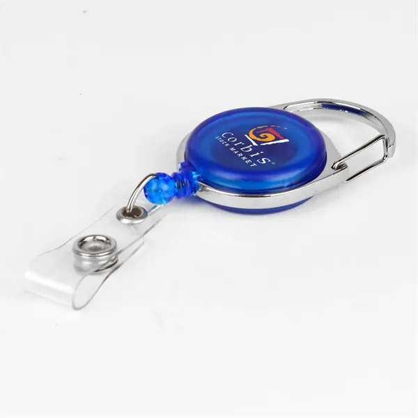Badge holder with 29" retractable nylon cord and carabiner.... from ASI 68507 The Magnet Group / Perfect Line