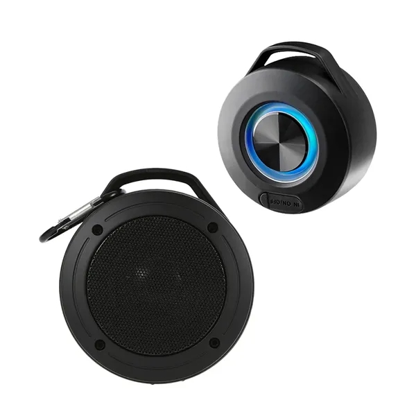 IPX5 Waterproof Wireless Speaker with Carabiner... from ASI 36730 Ariel Premium Supply Inc