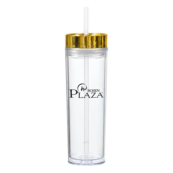 14 ounce double wall insulated tumbler with metallic lid, straw and... from ASI 57800 Gordon Sinclair / Gordon Sinclair®