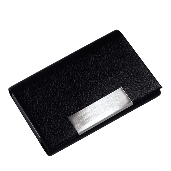 2.5" x 3.75" x 0.63" business card case with customization.... from ASI 68507 The Magnet Group / Innovations by Magnet™