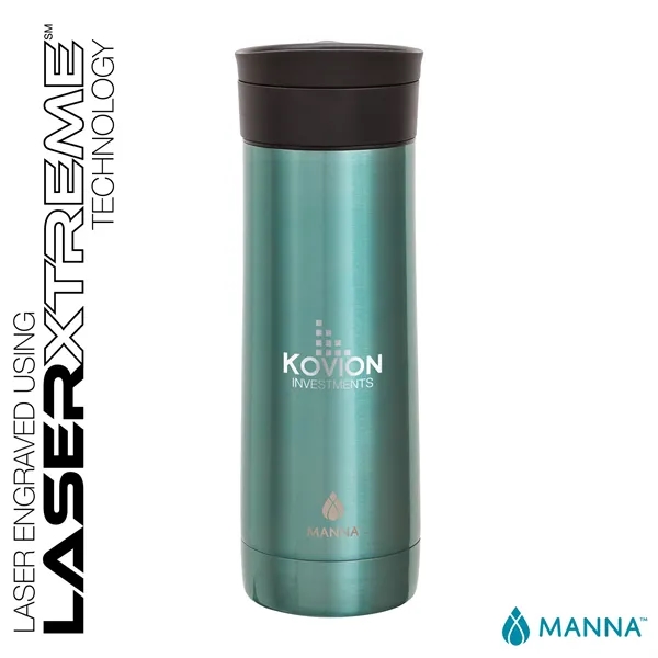 3"  x 9.12"  x 3.5" Manna™ 17-ounce Verve insulated... from ASI 67866 Logomark/Valumark