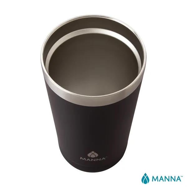 3.62" x 6.38" x 3.5" Manna™ Ranger 18-oz double-wall stainless steel... from ASI 67866 Logomark/Valumark