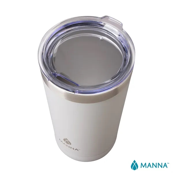 3.62" x 6.38" x 3.5" Manna™ Ranger 18-oz double-wall stainless steel... from ASI 67866 Logomark/Valumark