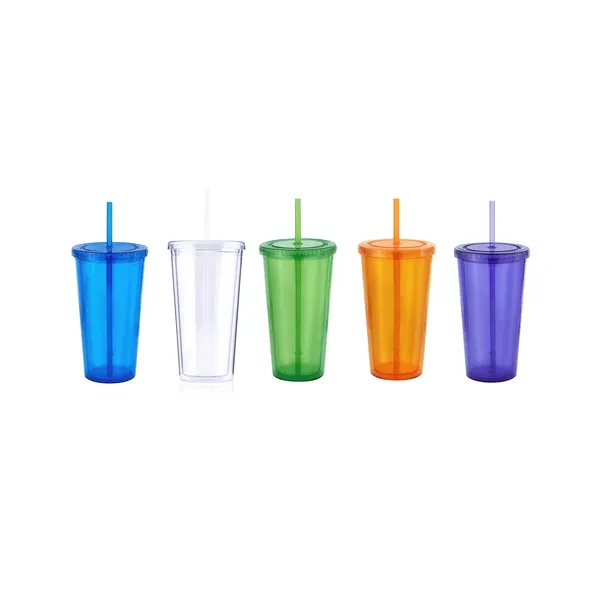 20 ounce double wall insulated plastic tumbler with lid and straw.... from ASI 57800 Gordon Sinclair / Gordon Sinclair®