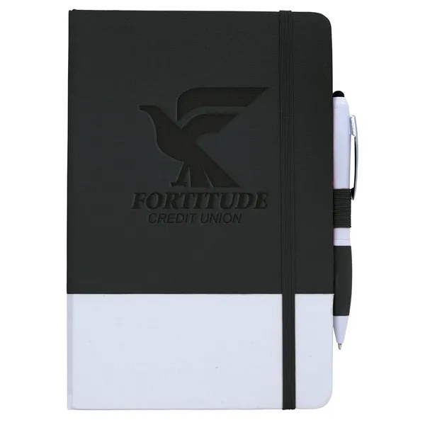 PrevaGuard® Notebook with Ion Stylus Pen... from ASI 40480 Koozie Group