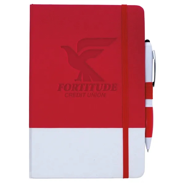 PrevaGuard® Notebook with Ion Stylus Pen... from ASI 40480 Koozie Group
