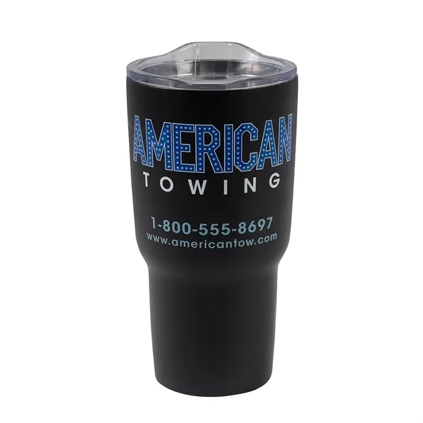 30 oz. stainless steel double walled vacuum insulated tumbler with slide... from ASI 68507 The Magnet Group / Perfect Line