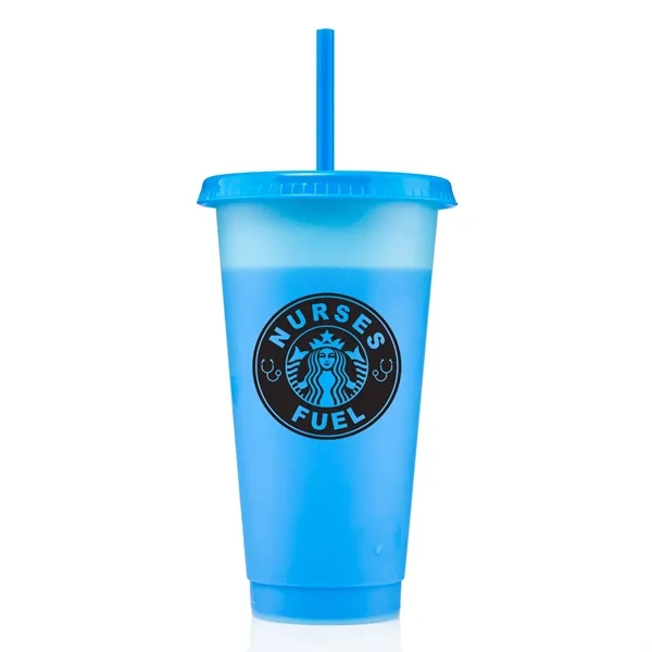 24 ounce polypropylene color-changing tumbler with lid and straw,... from ASI 57800 Gordon Sinclair / Gordon Sinclair®