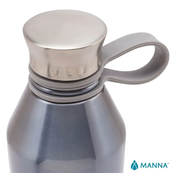 3.5" x 11.75" x 3" Manna™ 25-ounce stainless steel vacuum insulated... from ASI 67866 Logomark/Valumark