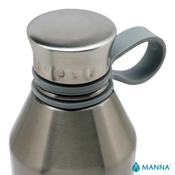 3.5" x 11.75" x 3" Manna™ 25-ounce stainless steel vacuum insulated... from ASI 67866 Logomark/Valumark