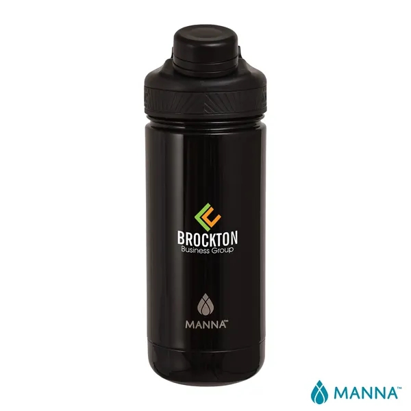 3.62" x 8.75" x 3" Manna™ 18-ounce double wall stainless steel... from ASI 67866 Logomark/Valumark