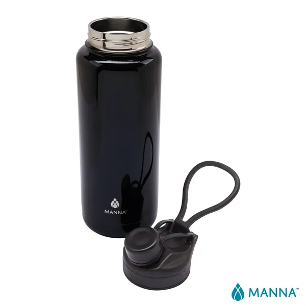 3.81" x 11.25" x 3.81" Manna™ 40-ounce double wall stainless steel... from ASI 67866 Logomark/Valumark