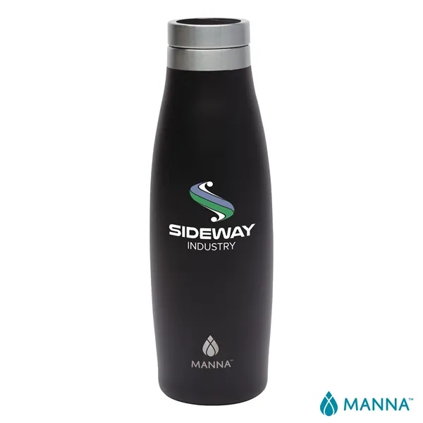 2.75" x 9.31" x 2.75" Manna Oasis 18 oz. bottle with... from ASI 67866 Logomark/Valumark
